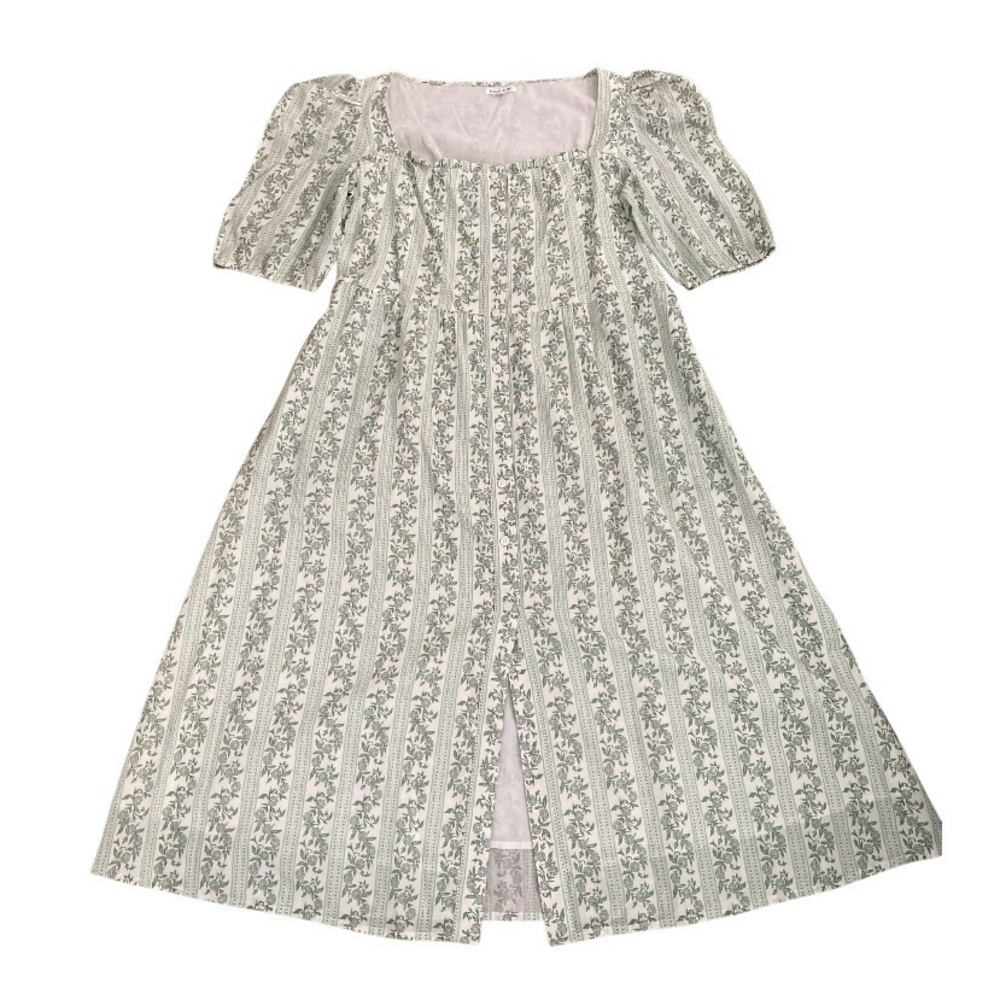Beau & Ro  Midi Dress size L organic simple minimalist look - Picture 2 of 16